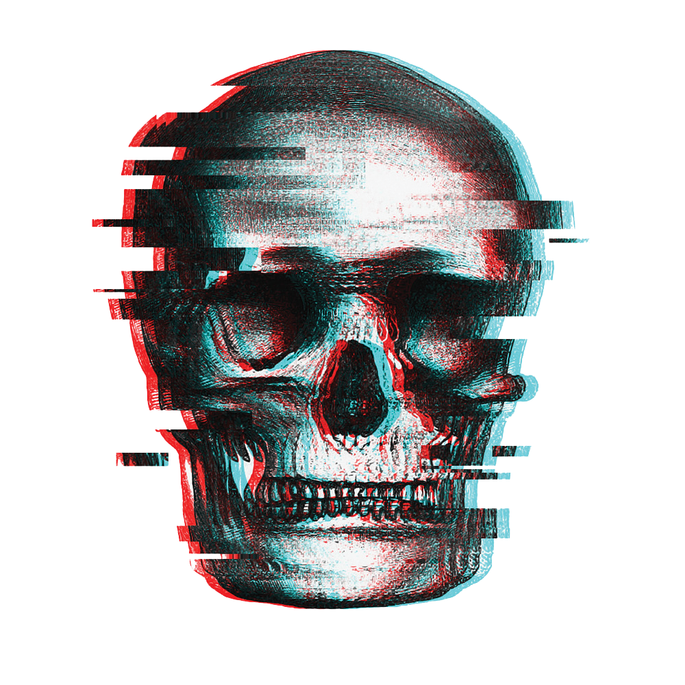 Glitching Skull